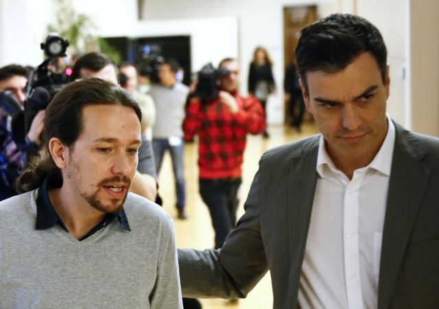Ισπανία-Podemos:«Εμείς ή οι Ciudadanos» διαμηνύει στους Σοσιαλιστές
