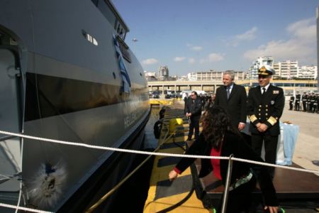 Παραλαβή του σκάφους «Γαύδος» που ναυπηγήθηκε στην Ολλανδία