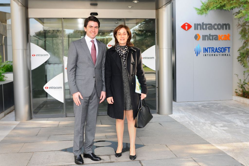 Η πρέσβης του Ισραήλ στις εγκαταστάσεις της Intracom