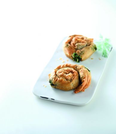 Στριφτές πίτες με σπανάκι