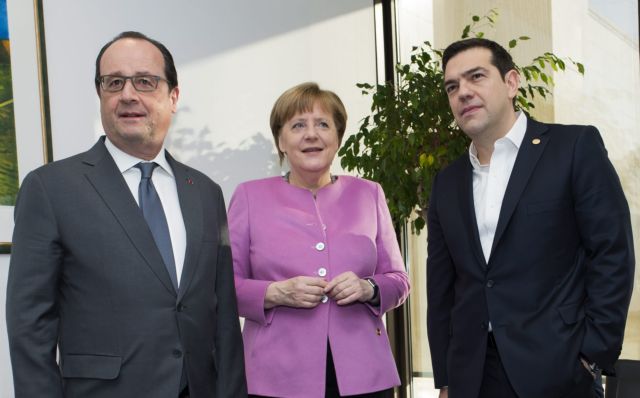 Tsipras to meet Merkel and Hollande on European summit sidelines
