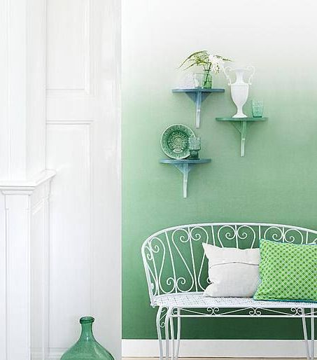 Βάψτε τους τοίχους ombre