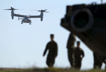 Αμερικανοί πεζοναύτες έχουν αναπτυχθεί στο Ιράκ στη μάχη κατά της ISIS