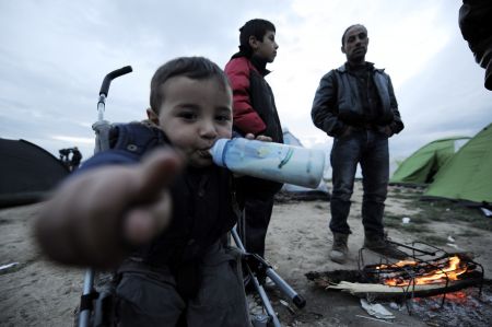 Ξανά κλειστή η σιδηροδρομική γραμμή στην Ειδομένη