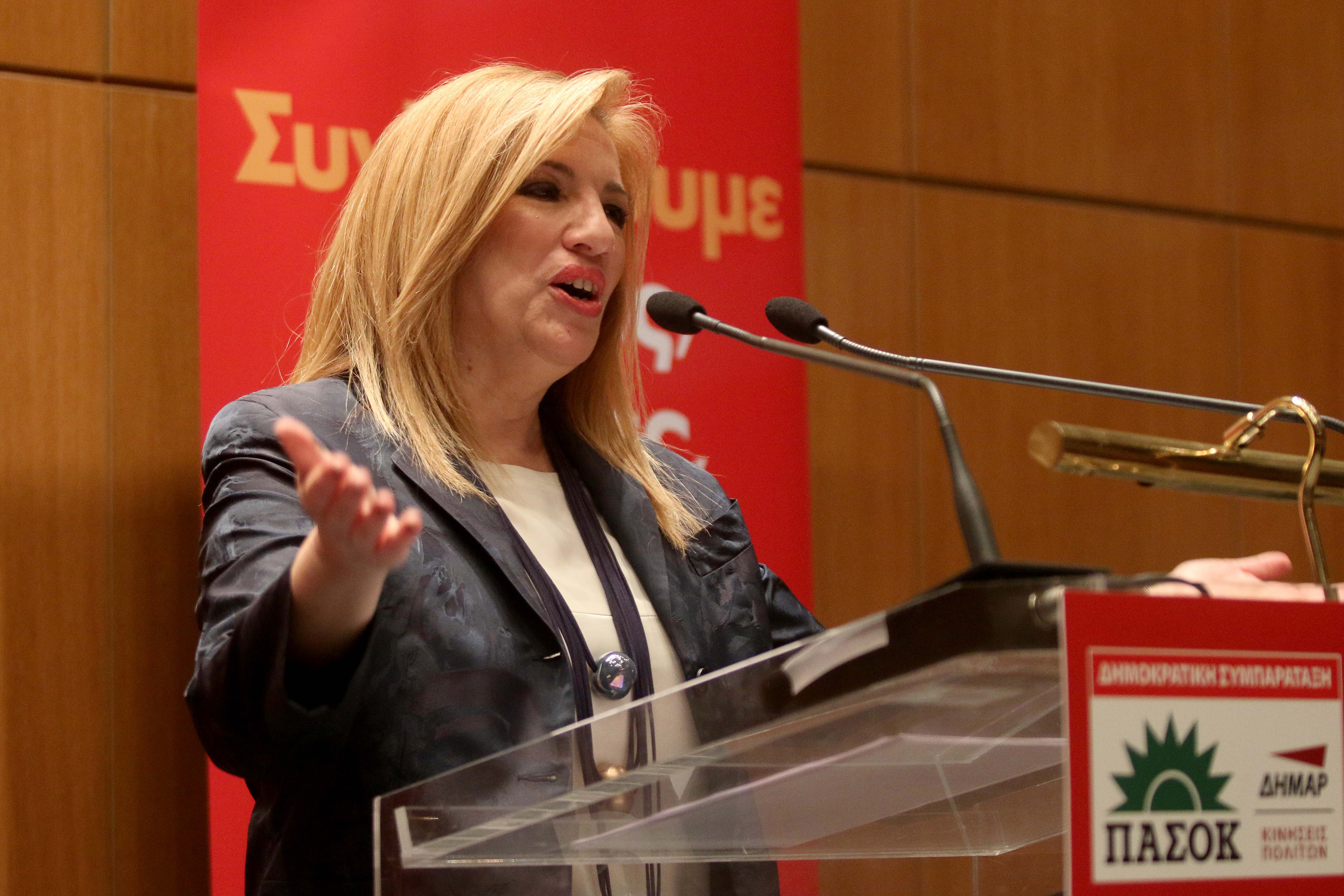 Φώφη Γεννηματά: Να δώσει άμεση λύση στην κρίση ο Πρωθυπουργός