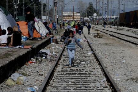 Ανοιχτή η σιδηροδρομική γραμμή στην Ειδομένη