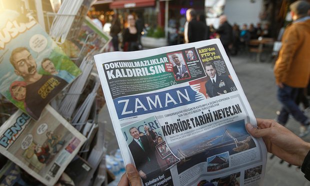 Η εφημερίδα Ζαμάν θύμα της λογοκρισίας του Ερντογάν