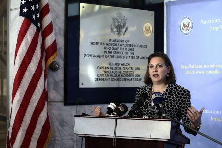 Βικτόρια Νούλαντ:  Αλληλέγγυες στην Ελλάδα για το Προσφυγικό οι ΗΠΑ