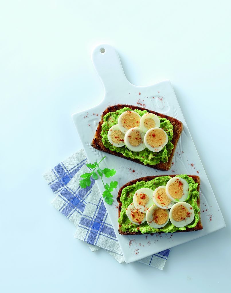 Ανοιχτά τοστ με αβοκάντο