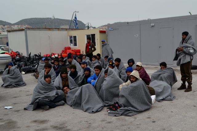 Refugees on Lesvos protest deportations back to Turkey