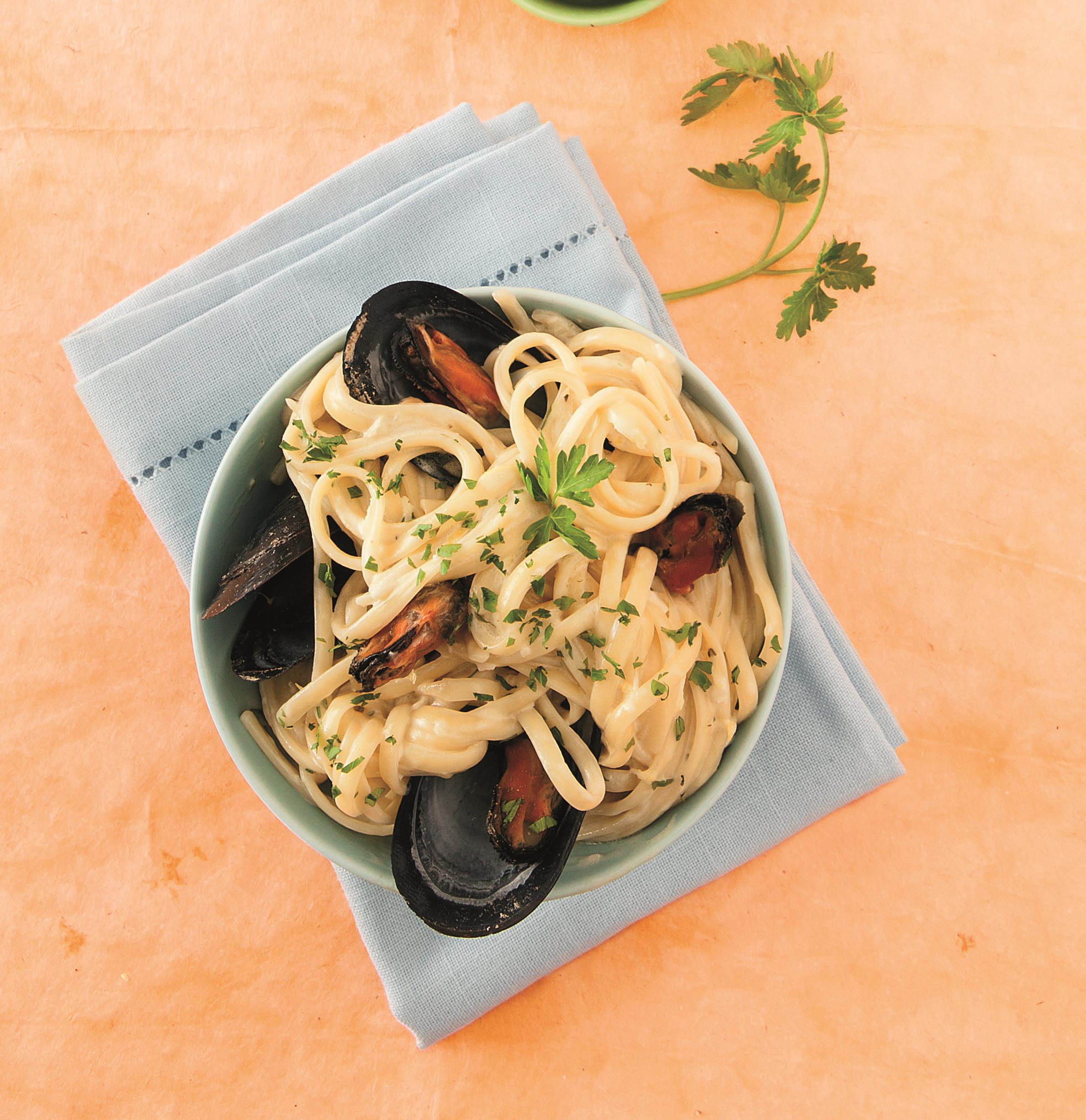 Λινγκουίνι με μύδια