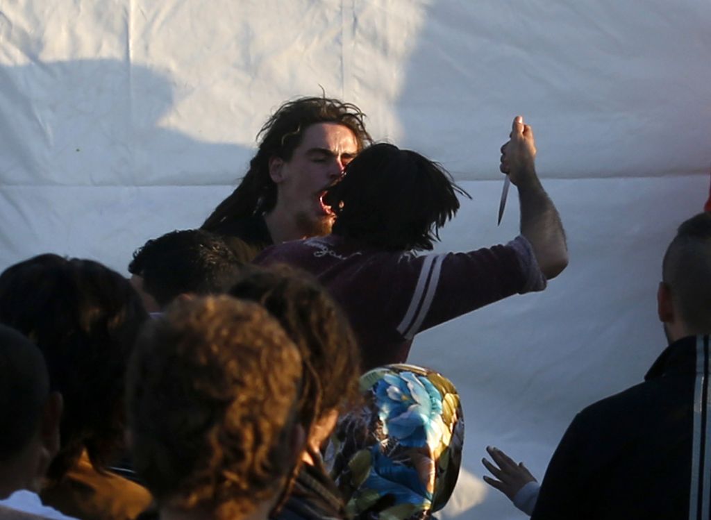 Major tension and violent clashes between Afghan and Syrians