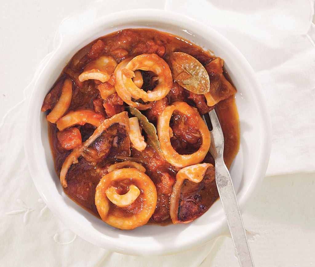 Καλαμαράκια κοκκινιστά