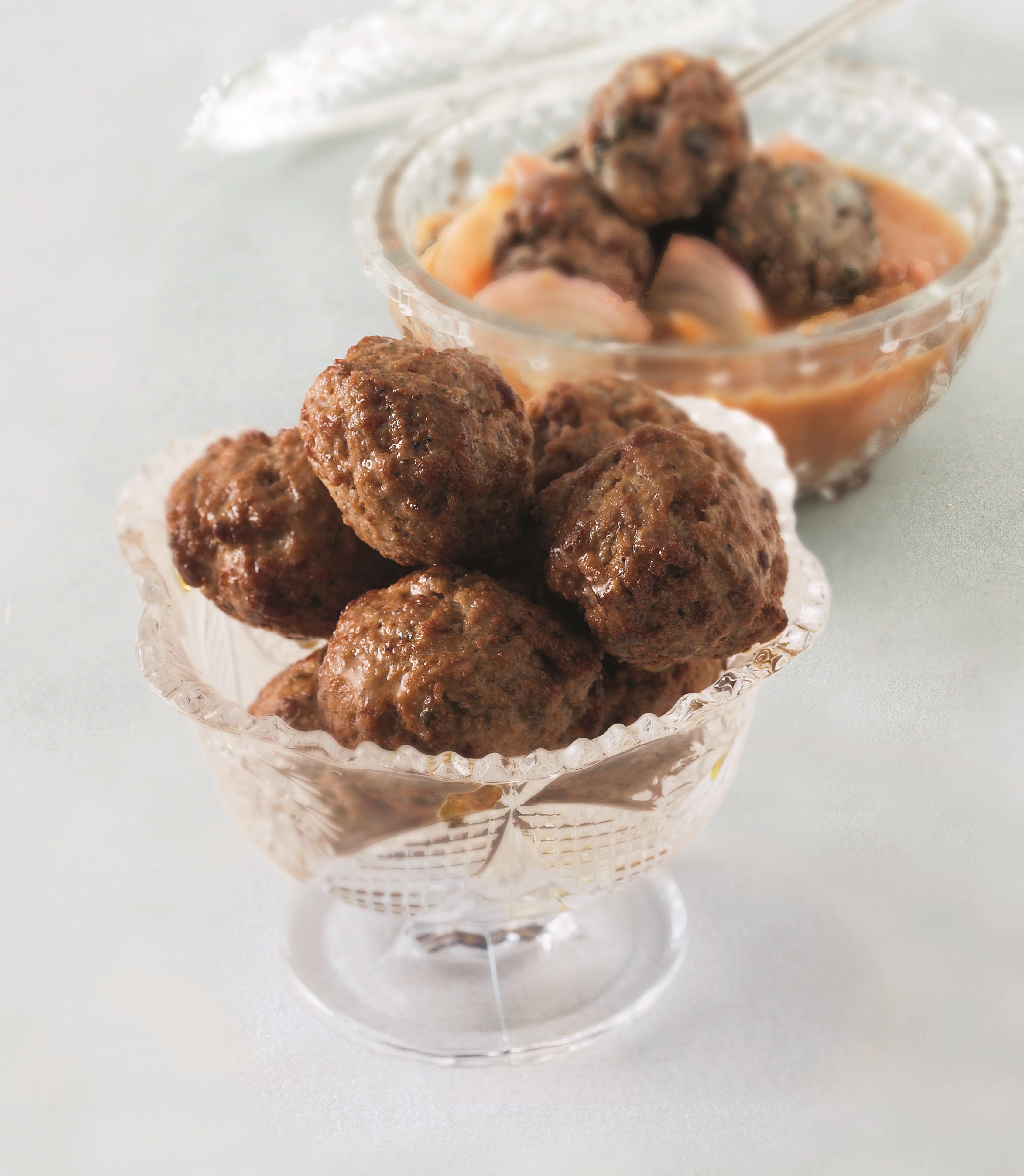 Χοιρινά κεφτεδάκια με γλυκό πορτοκάλι