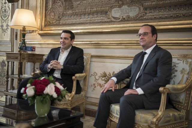 Ολάντ- Τσίπρας: Συζήτησαν για την Ευρώπη και την Οικονομία