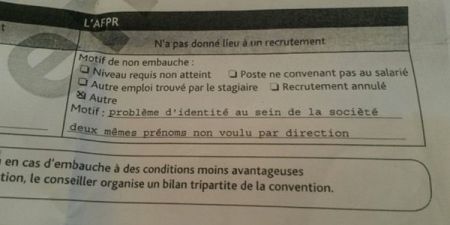 Γαλλία: την απέλυσαν γιατί αρνήθηκε να αλλάξει το όνομά της