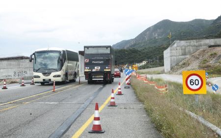 Κλειστή από 9 έως 10 π.μ. η Αθηνών – Πατρών στο ύψος της Ακράτας