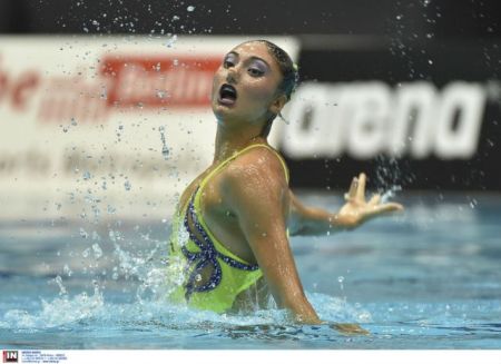 Τέταρτη στο Ευρωπαϊκό συγχρονισμένης κολύμβησης η Πλατανιώτη
