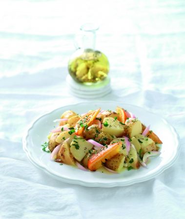 Πατατοσαλάτα με άρωμα πορτοκαλιού