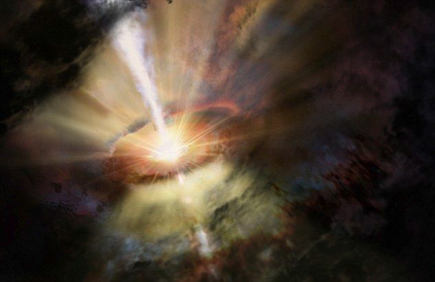 «Καταρρακτώδης βροχή» σε μια μαύρη τρύπα!