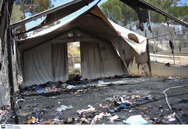 Επτά πρόσφυγες κατηγορούνται για τα επεισόδια στο hotspot στη Μόρια