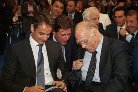 Με τον Βασίλη Λεβέντη συναντήθηκε ο Κυριάκος Μητσοτάκης