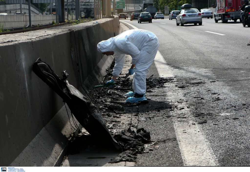 Αυτοψία στο σημείο που κάηκε ο Π. Μαυρίκος