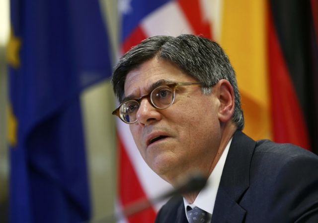 Lew to meet with PM Tsipras and FinMin Tsakalotos on Thursday