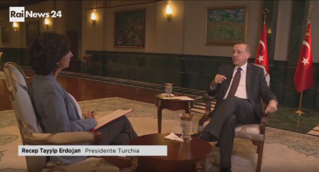 Να σταματήσει η έρευνα εις βάρος του γιου του ζητά ο Ερντογάν από την Ιταλία