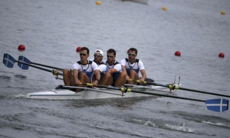 Κωπηλασία: Στην 8η θέση η βαριά ελληνική τετράκωπος