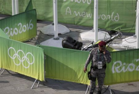 Ολυμπιακή κάμερα «προσγειώθηκε» πάνω σε θεατές στο Ρίο