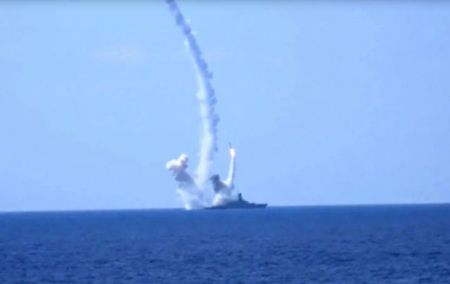Ρωσικά σκάφη στη Μεσόγειο εκτόξευσαν πυραύλους στο Χαλέπι
