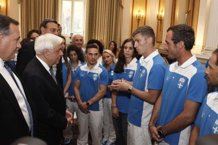 Τους Ολυμπιονίκες υποδέχτηκε ο Πρόεδρος της Δημοκρατίας