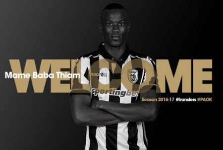 Ανακοίνωσε τον δανεισμό του Τιάμ ο ΠΑΟΚ