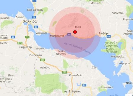 Σεισμός στη νότια Εύβοια