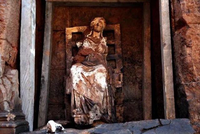 Μοναδικό άγαλμα της Κυβέλης αναδύθηκε από τη γη του Πόντου