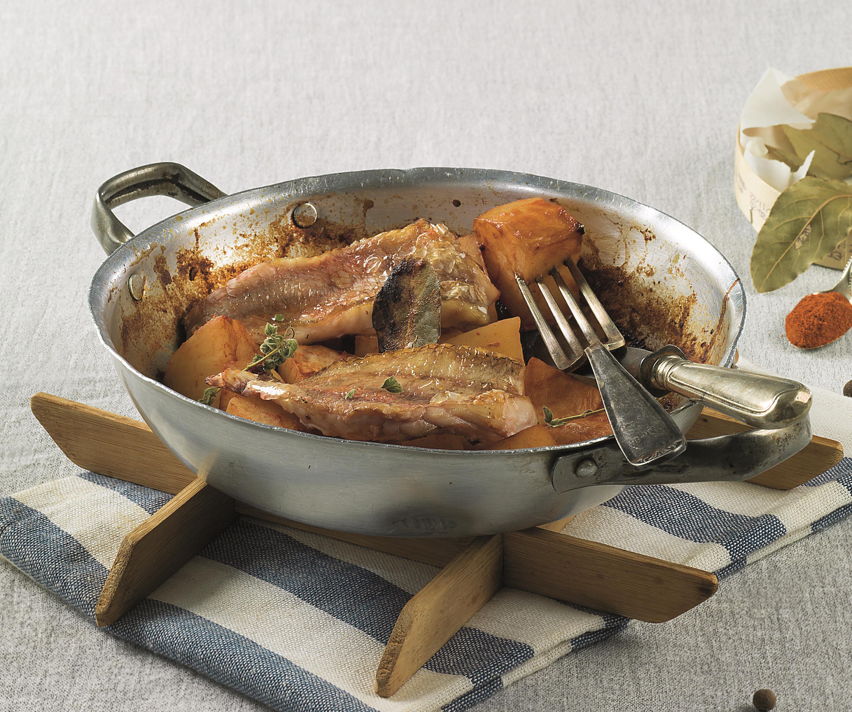 Η ΠΡΟΤΑΣΗ ΤΗΣ ΗΜΕΡΑΣ Σκορπίνες με πατάτες γιαχνί