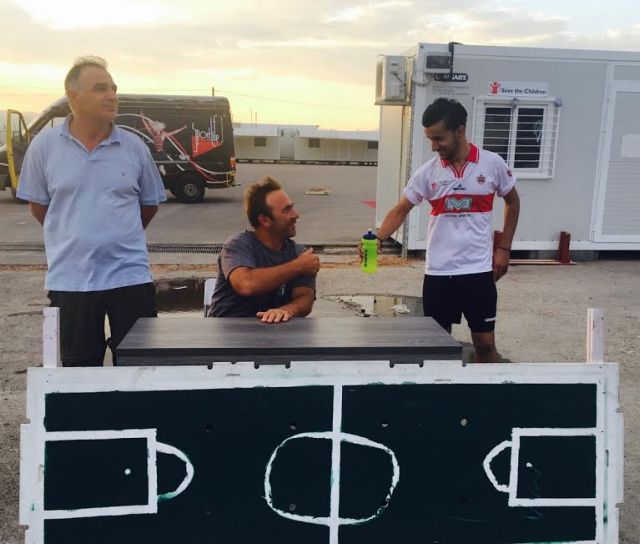 Organization Earth and UEFA support child refugees