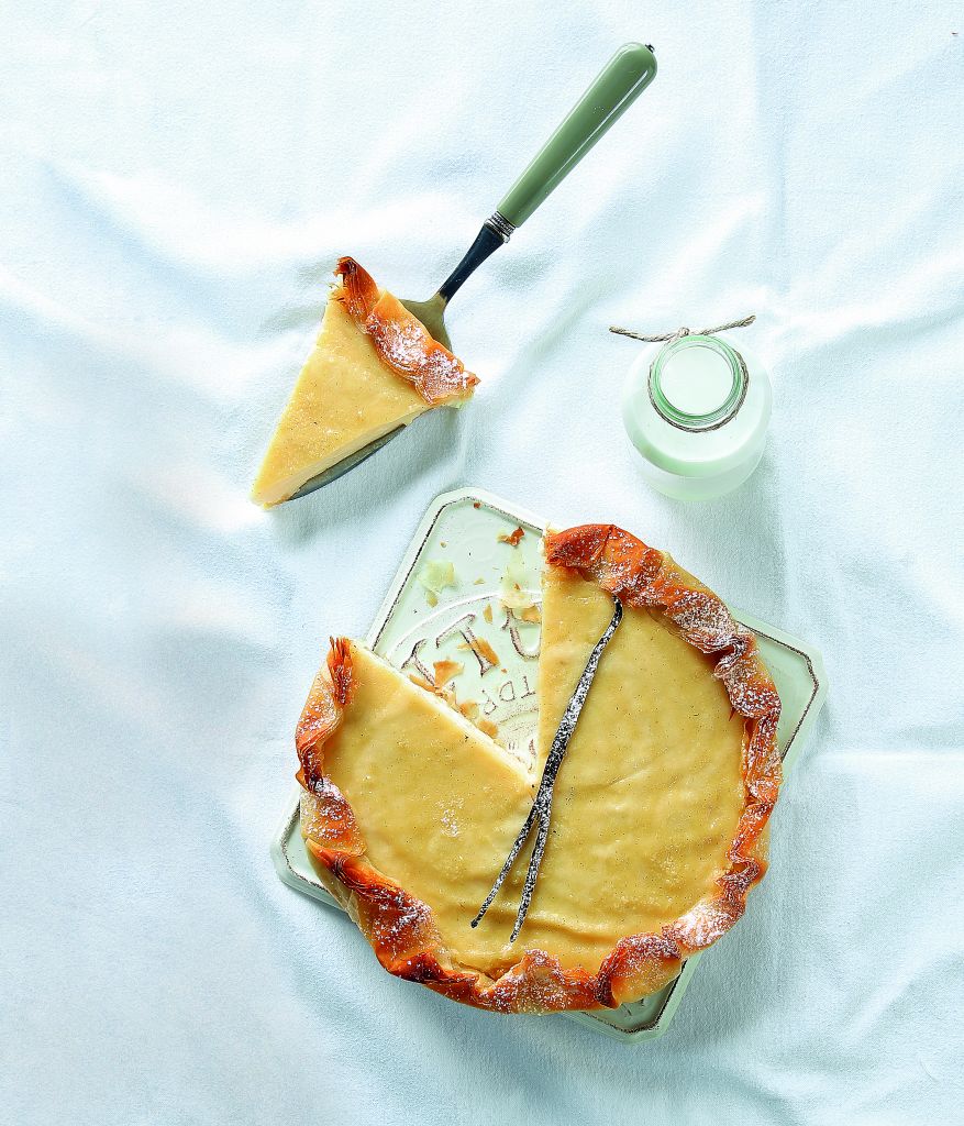 Γαλατόπιτα Θεσσαλίας με βουβαλίσιο γάλα