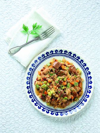 Χοιρινός λαιμός με λιαστές ντομάτες