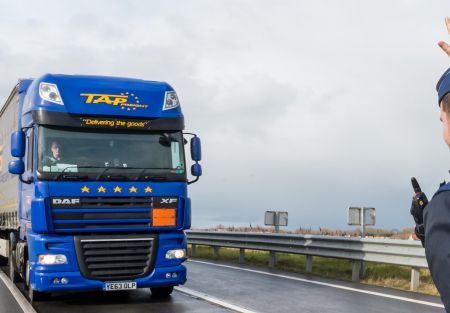 Police arrest drunk truck driver on national highway