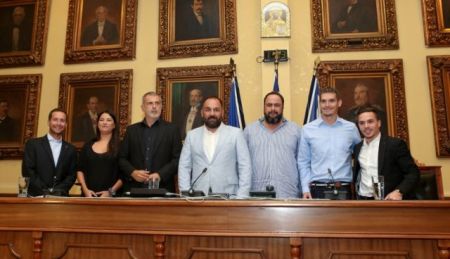 Ο δήμος Πειραιά βράβευσε ολυμπιονίκες του Ρίο