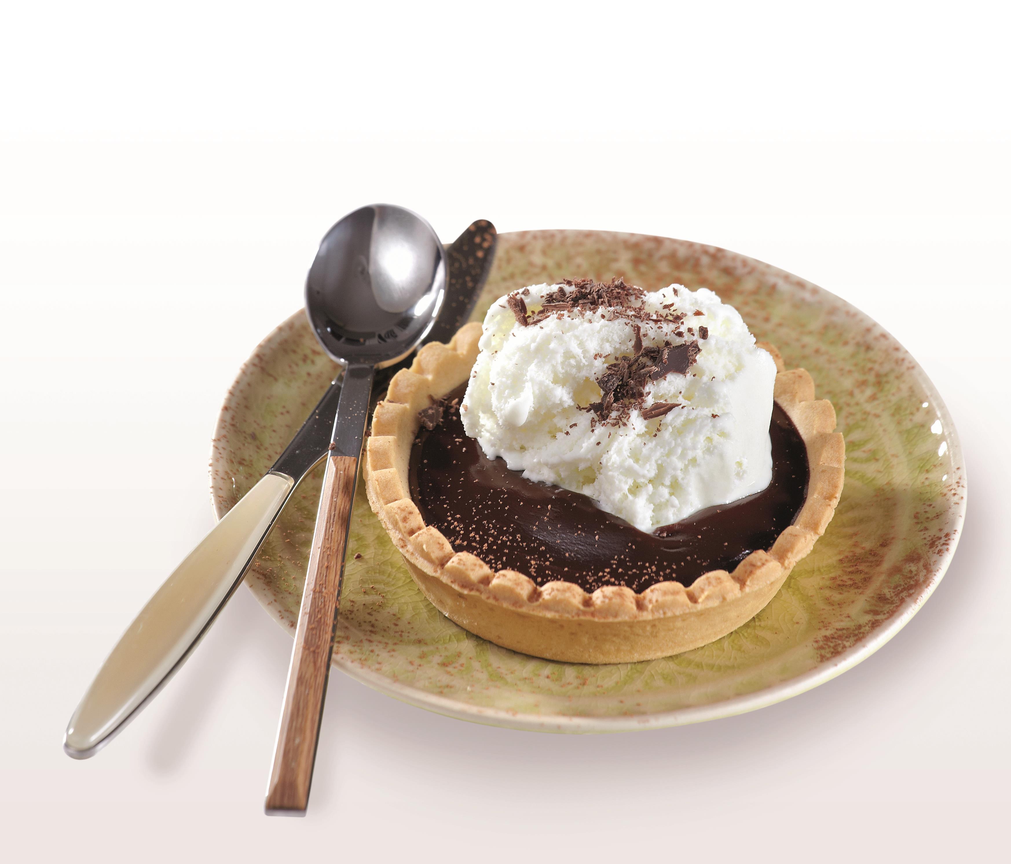 Ζεστές τάρτες με παγωτό