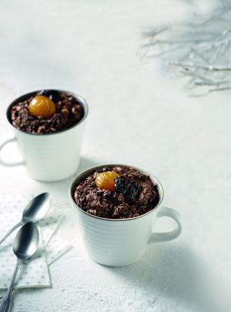 Μους σοκολάτας με μαρέγκες