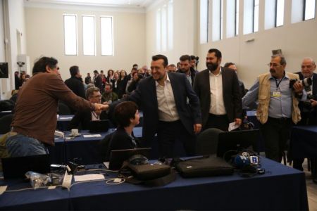 Στο Κέντρο Τύπου στο Ζάππειο ο Νίκος Παππάς