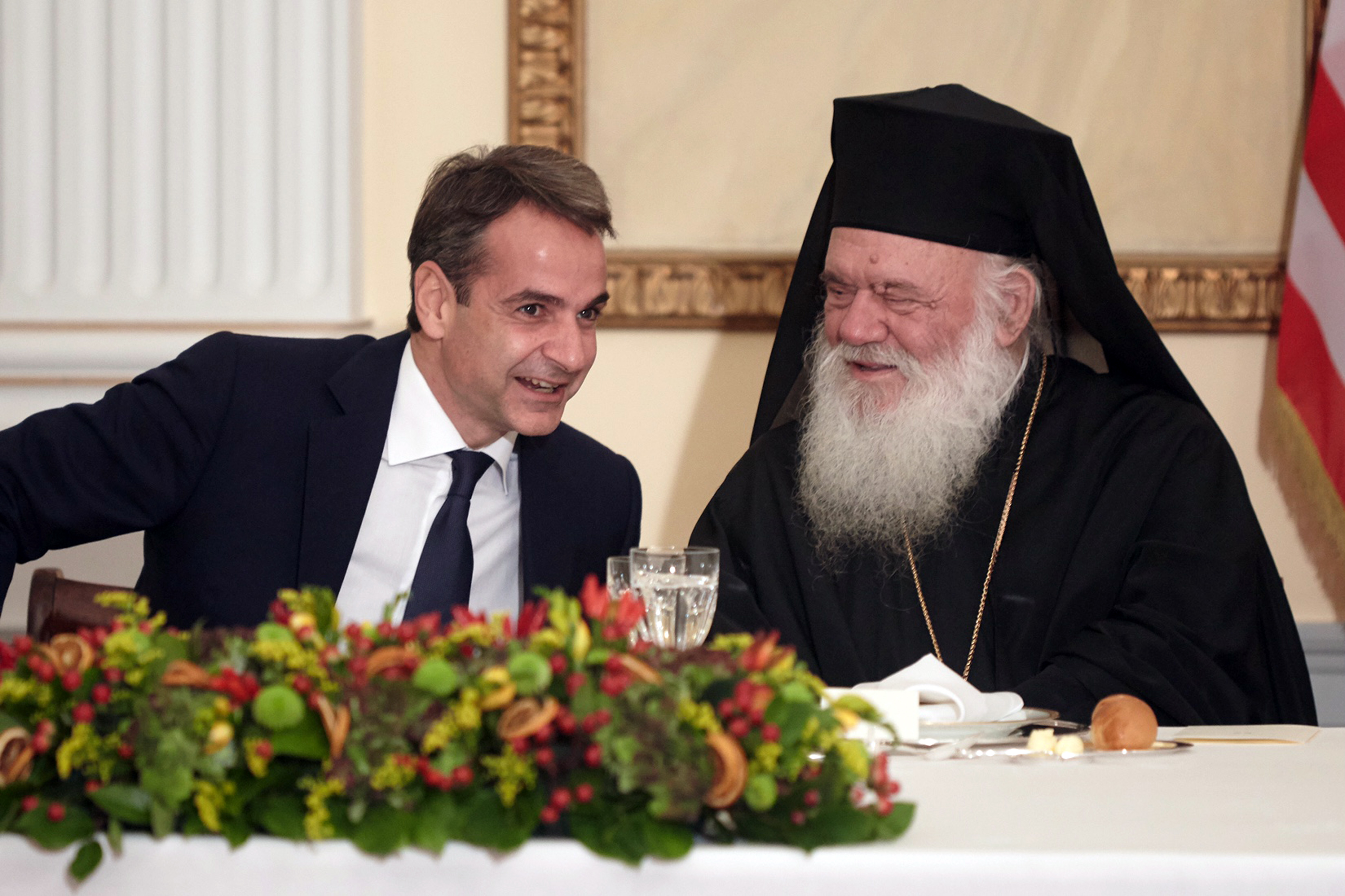 Τι συζήτησαν στο σαρακοστιανό τραπέζι ο Αρχιεπίσκοπος Ιερώνυμος με τον Κ. Μητσοτάκη