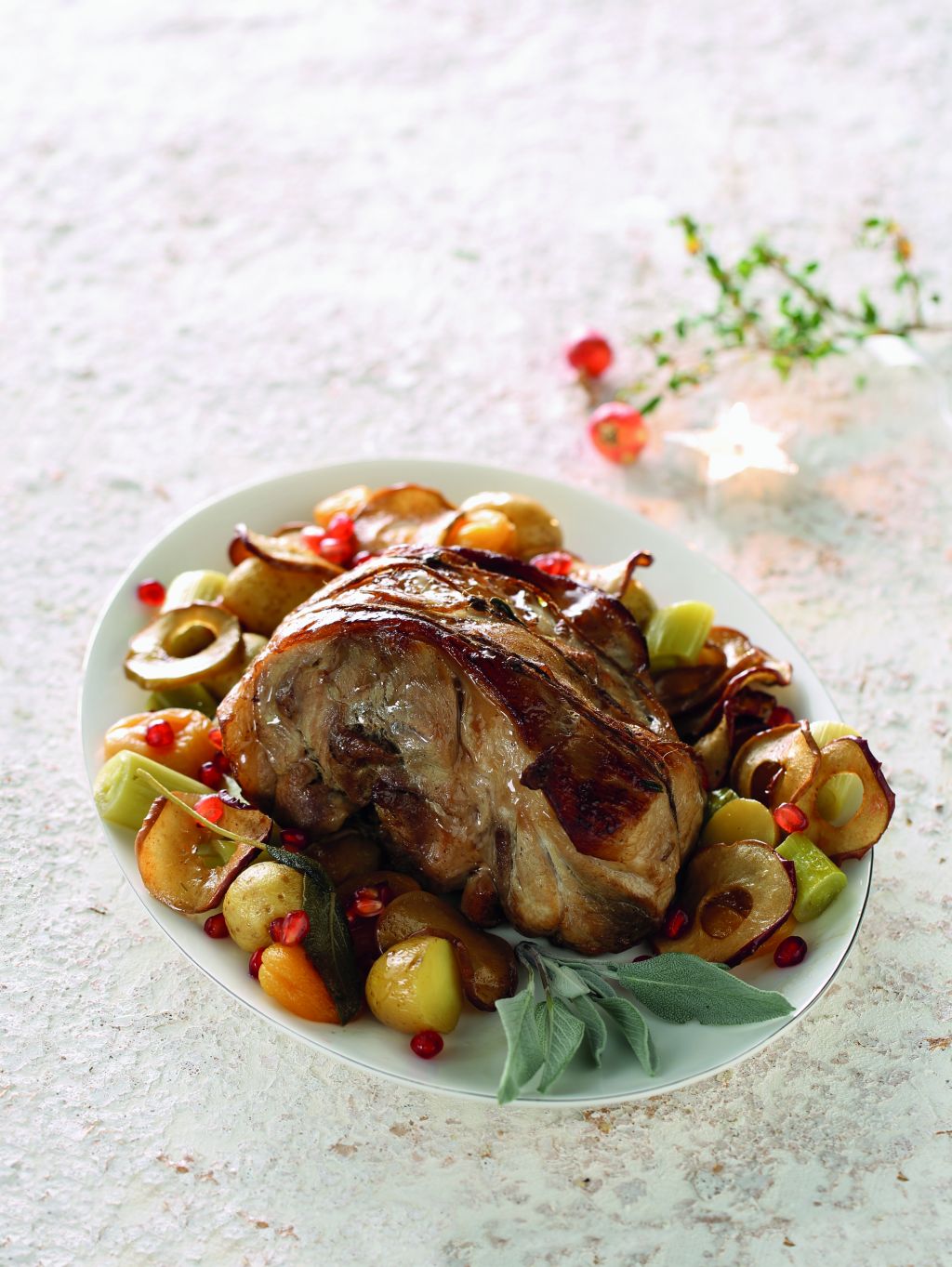 Χοιρινό με αποξηραμένα φρούτα