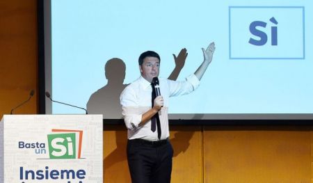 «Sì» λέει ο Γιούνκερ στηρίζοντας Ρέντσι στο κρίσιμο δημοψήφισμα