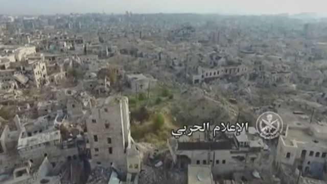 Συρία: Εικόνες καταστροφής στο Χαλέπι κατέγραψε drone