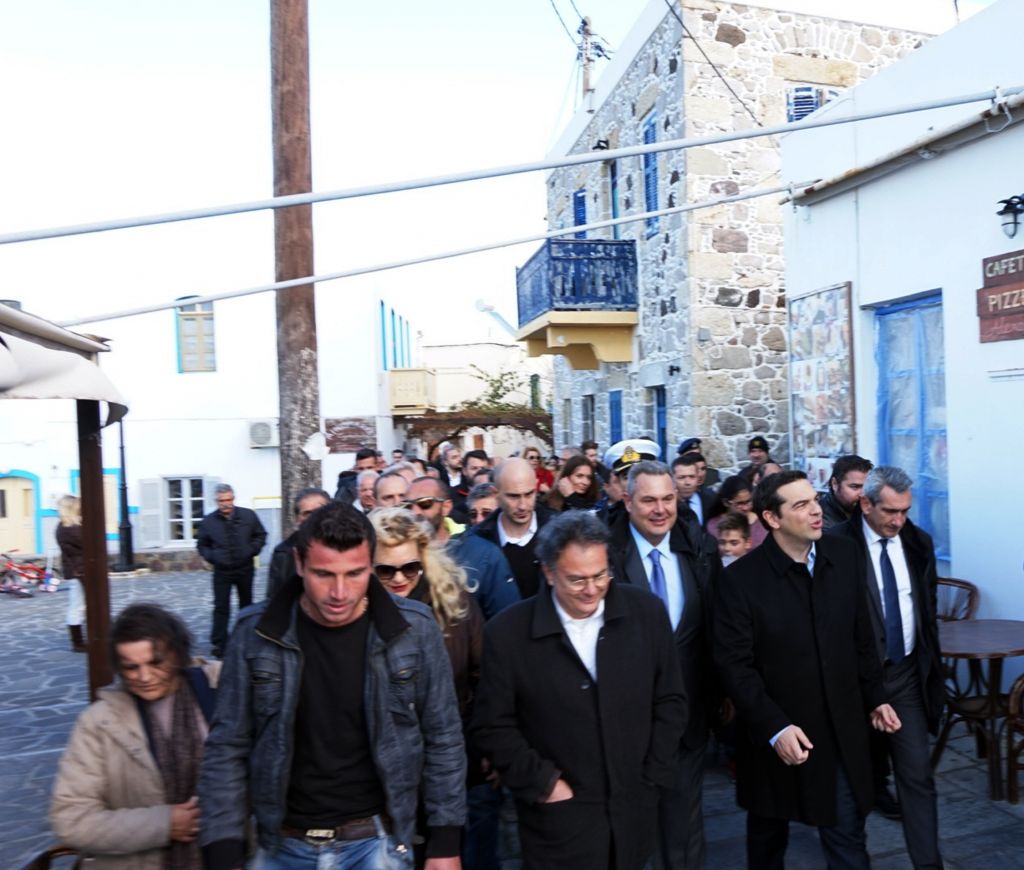 Προεκλογικού χαρακτήρα ομιλία Τσίπρα στη Νίσυρο